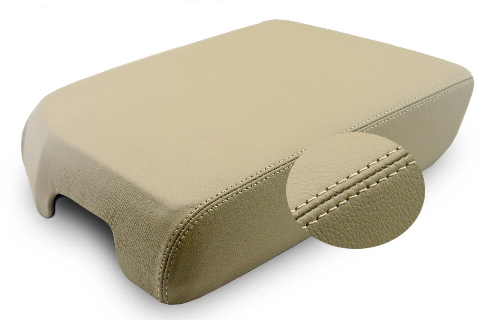 Leather Synthetic Center Console Armrest Cover for Toyota Sequoia (2008–2019) Beige