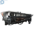LED Headlight for Mazda CX-5 (2017–2021) Right Side Black Housing Clear Lens