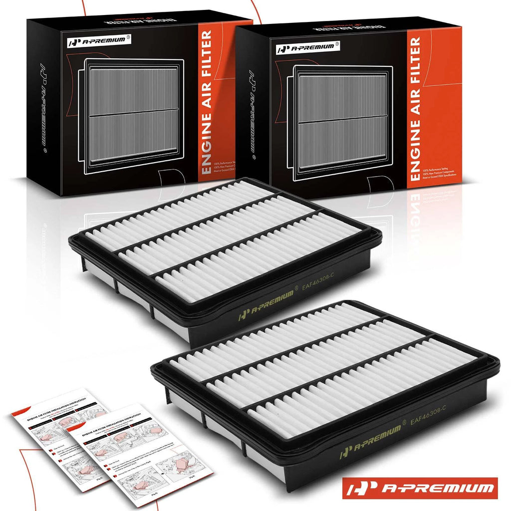 2X Engine Air Filter for Mitsubishi Montero (1994–2000) Montero Sport (1999–2004)
