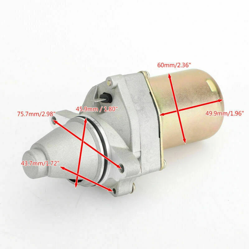 Starter for Suzuki ATV LT80 Quadsport 1987–2006, Kawasaki KFX80 2003–2006