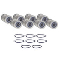 Set of 8 Engine Oil Filters for Chevrolet GMC Iso Studebaker (N/A)