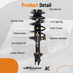 Front Complete Struts w/ Spring Assembly for Subaru Crosstrek (2016–2017) 13321