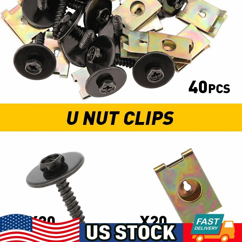 40x Engine Splash Shield Guard Hardware for
