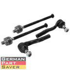 Set of 4 Tie Rod Ball Joints for Mercedes