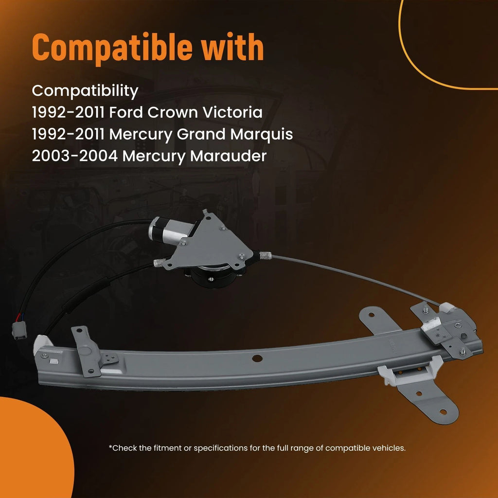 Front Right Power Window Regulator for Ford Crown Victoria (1992-2011)