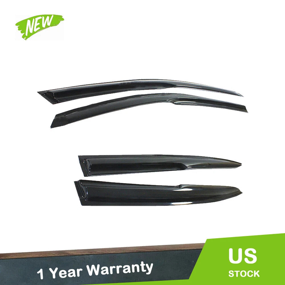 Set of 4 Window Visor Vent Shades Guards for Honda Accord (2003–2007)