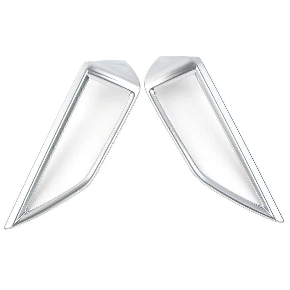 Matte Silver Front Middle Air Vent Covers for Subaru Forester (2019-2022)