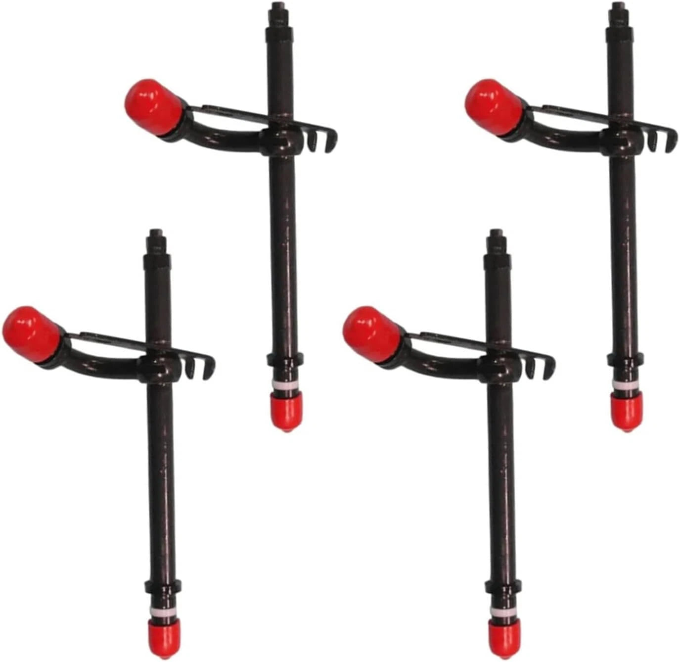 Set of 4 Fuel Injectors for Case 450 480B 480C 480D 480LL 580CK (AMA140829 AR140829)