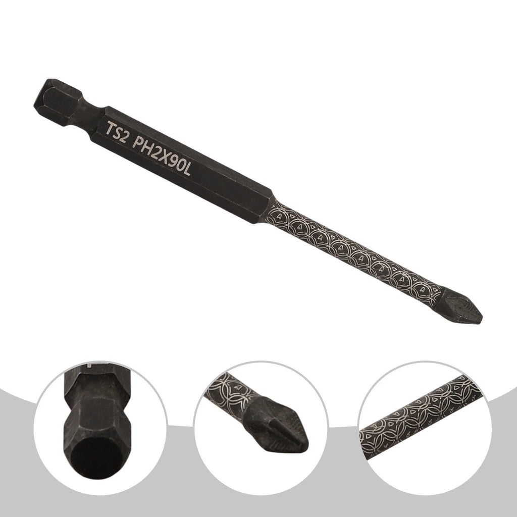 1pc Alloy Steel Magnetic Cross Bit for Hand Drills (Universal)