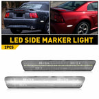 Clear White LED Rear Side Marker Light for Ford Mustang (1999–2004)