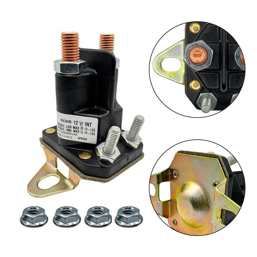 Replacement Relay Starter Solenoid for Lawn Mower (117-1197)