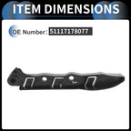 1pc Right Front Bumper Retainer Bracket No. 51117178078 for BMW 550i (2008–2010)