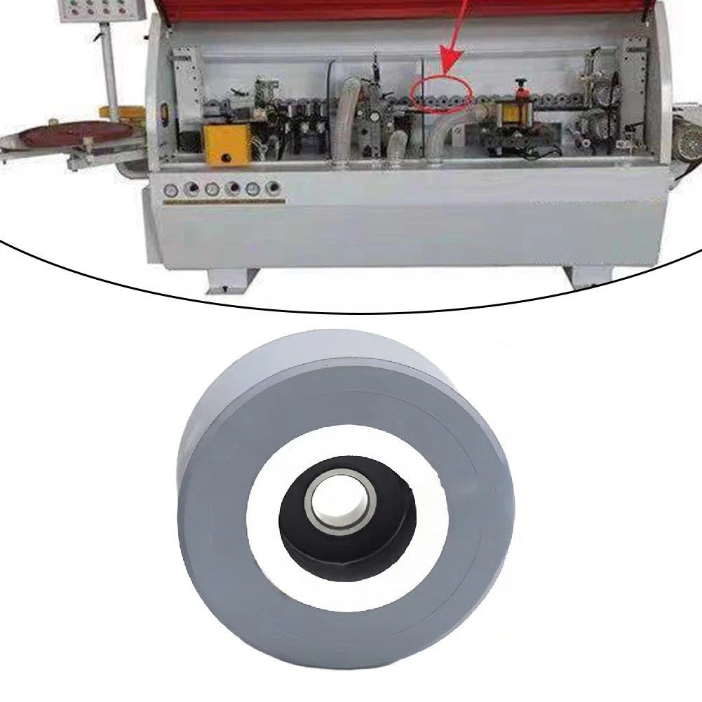 Rubber Edge Banding Press Wheel 48x8x25mm with Sealed Bearing