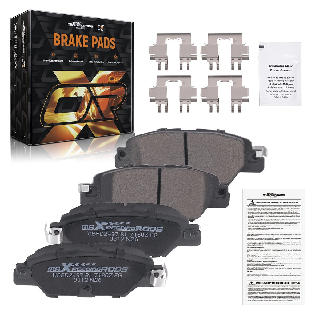 Rear Ceramic Brake Pads Kit for Mazda CX-5 (2016–2025) P1846