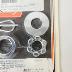 Smooth Rear Axle Spacer for Harley Sportster XL (1986–1999) - Colony 9997-3, Chrome