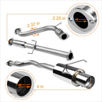 Catback Exhaust Pipe for Honda Accord 2.2L (1994–1997) - Stainless Steel, 4.5" Tip