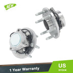 2X Wheel Hub Bearings Assembly for Chevy Silverado 1500 (2007–2013) GMC Front LH & RH