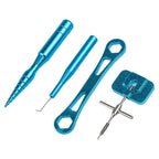 Fishing Reel Repair Tool Set with Aluminum Alloy Pin Remover