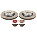 Set of 2 Front Brake Kit 360mm Rotors Brembo Pads for BMW E92 M3 E82 1M