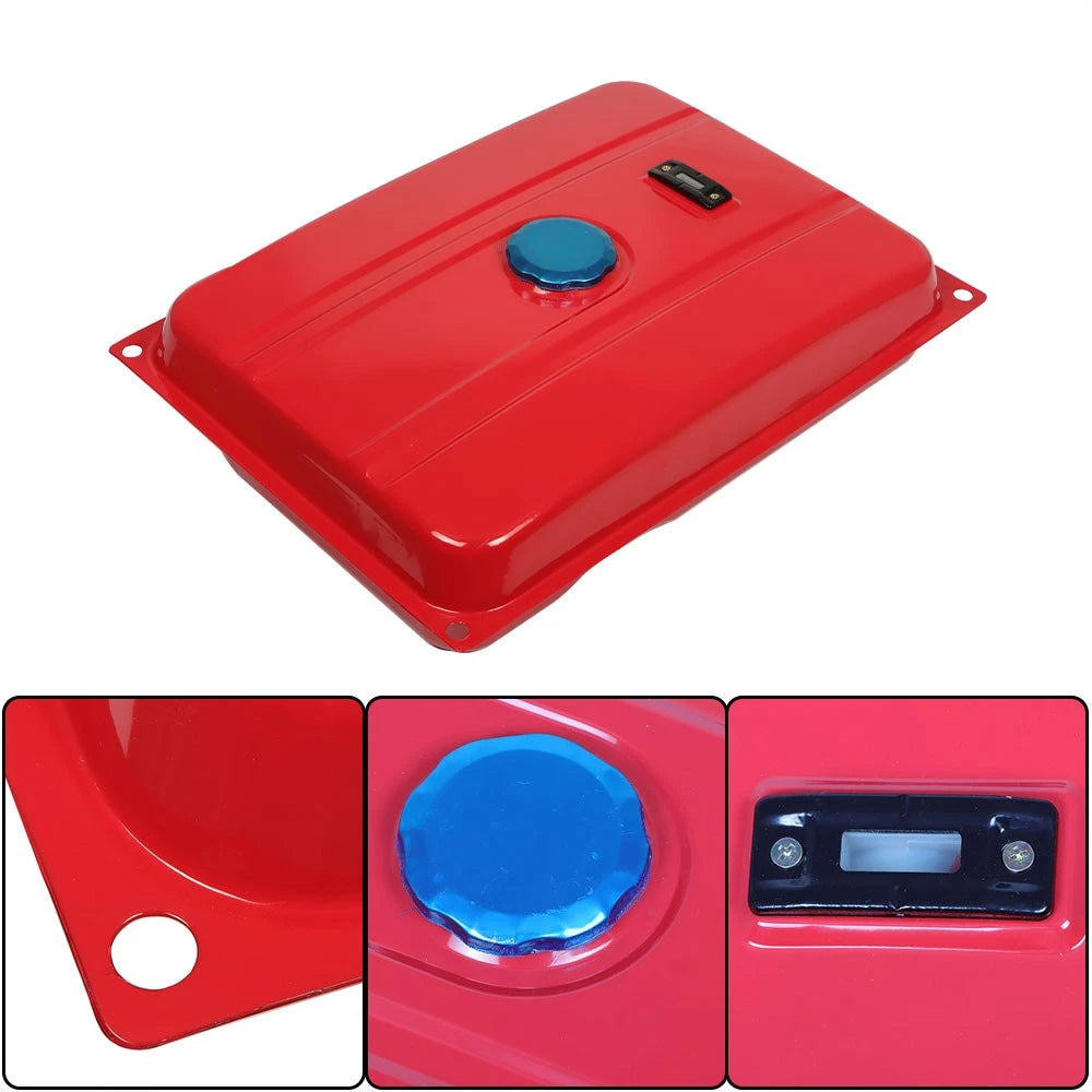 7 Gallon Universal Secondary Gas Fuel Tank Petcock Filter Gauge Cap