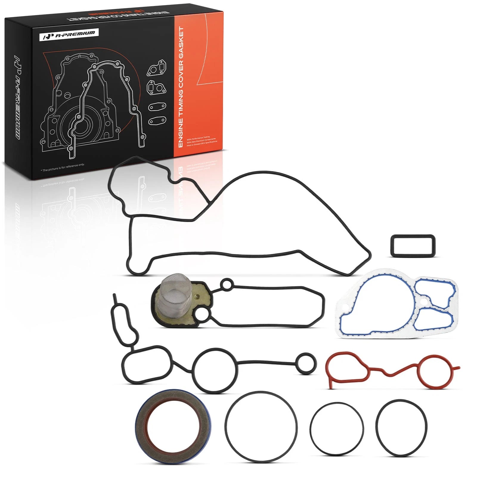 Engine Timing Cover Gasket Set for Ford F-250 F-350 Super Duty (1999–2007)