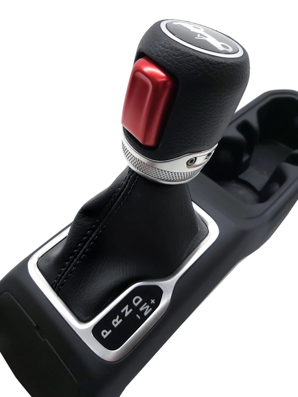 Shift Boot Cover for Jeep Wrangler (2018–2020) Black PVC Leather