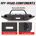 Off-Road Front Bumper with Bull Bar for GMC Sierra 1500 (2019–2020)