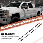 2X Front Door Handle Latch Release Cable for Chevrolet GMC (1999–2007) 15940887