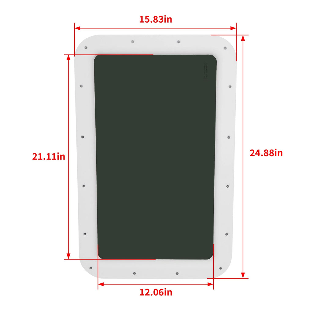 Tinted Glass Window for Universal RV Trailer Camper (15"x24")