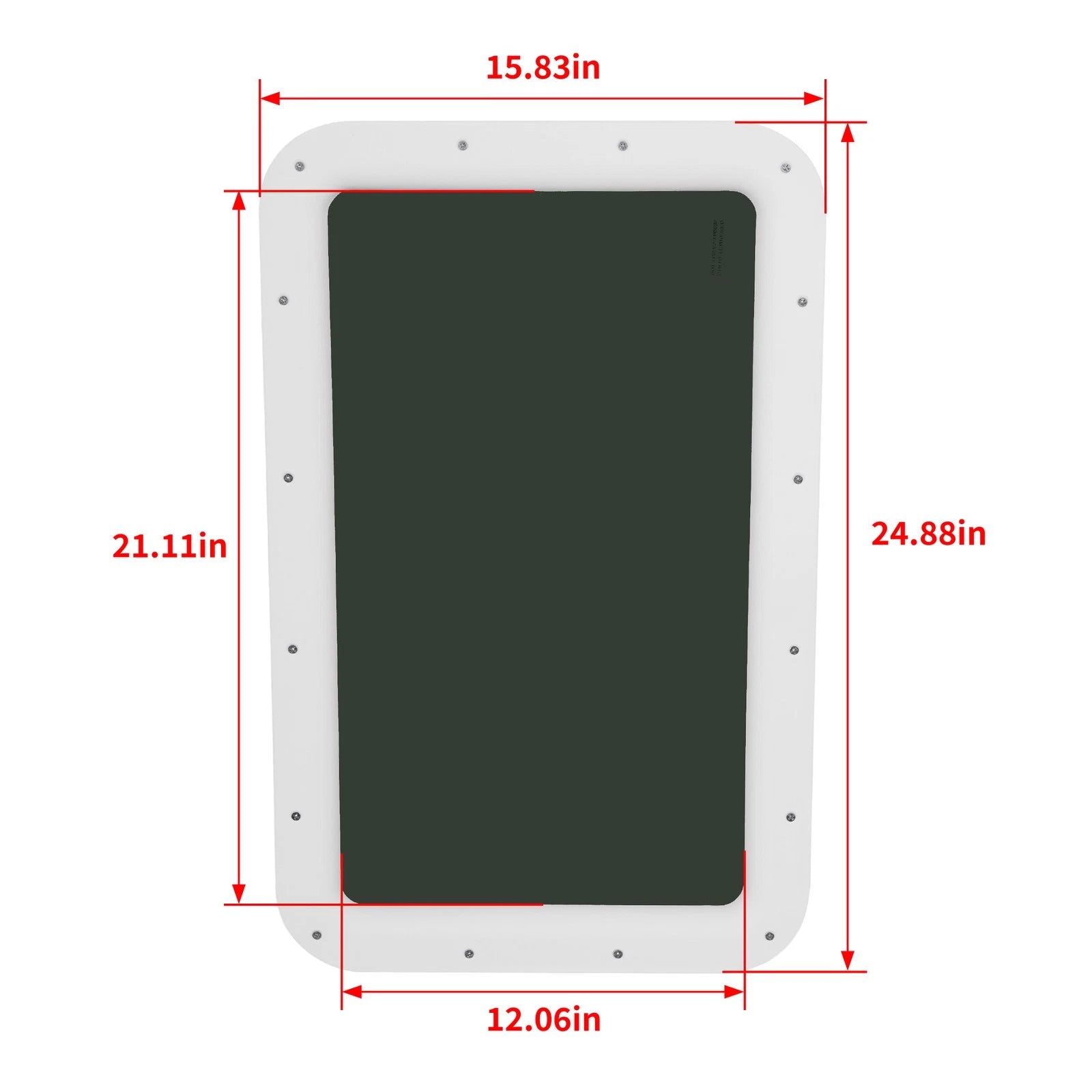 Tinted Glass Window for Universal RV Trailer Camper (15"x24")