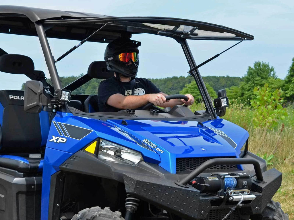 Scratch Resistant Flip Windshield for Polaris Ranger 1000 (2017–2023)