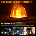 4X LED Watermelon Side Marker Turn Signal Lamps for Truck Trailer