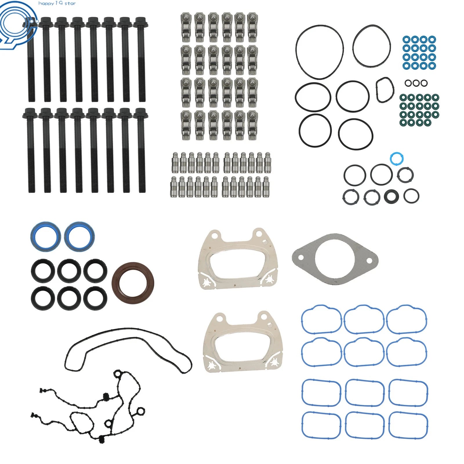 Camshaft Rocker Lifter Gasket Kit for Chrysler Dodge Jeep Ram 3.6L (2011–2023)