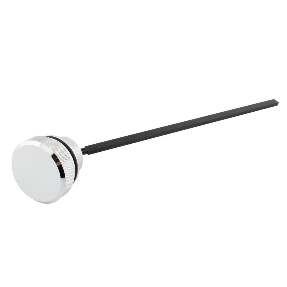 Oil Dipstick for Harley Dyna Wide Glide FXD FXDL (1991–1998) Chrome Aluminum