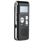 8GB Digital Audio Voice Recorder for Black (No Year Specified)