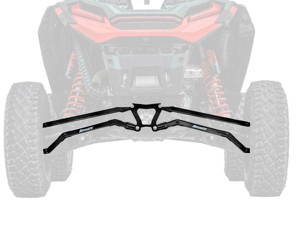 SuperATV Boxed HC Rear Radius Arms for Polaris RZR XP Turbo S (2018–2023)