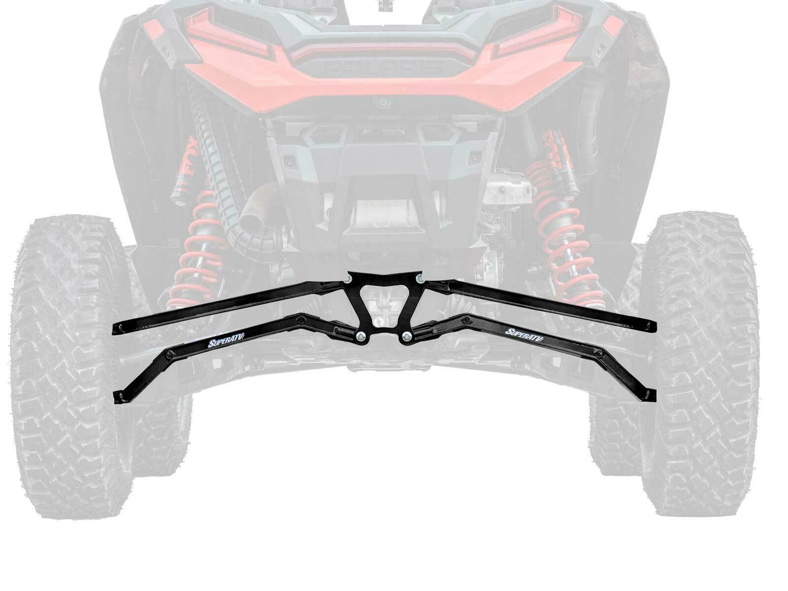 SuperATV Boxed HC Rear Radius Arms for Polaris RZR XP Turbo S (2018–2023)