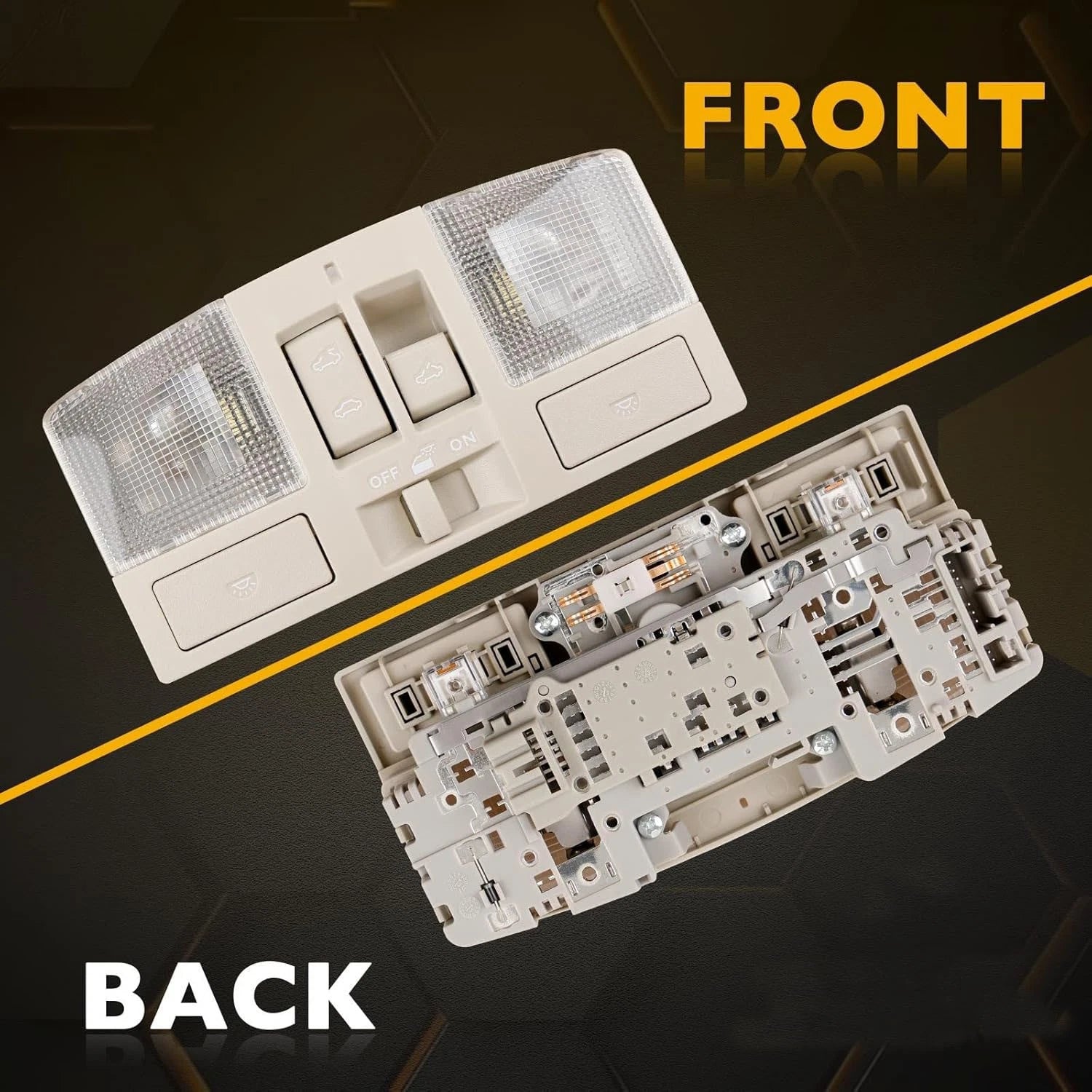 Overhead Console with LED Light & Sunroof Switch for Mazda 3 (2010-2013)