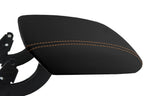 Armrest Cover for Audi Q5 (2009–2017) Leather with Orange Stitch