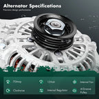 Alternator for Mazda Miata 1.8L (1994–1997) BPE8-18-300 BPE8-18-300R 65Amp
