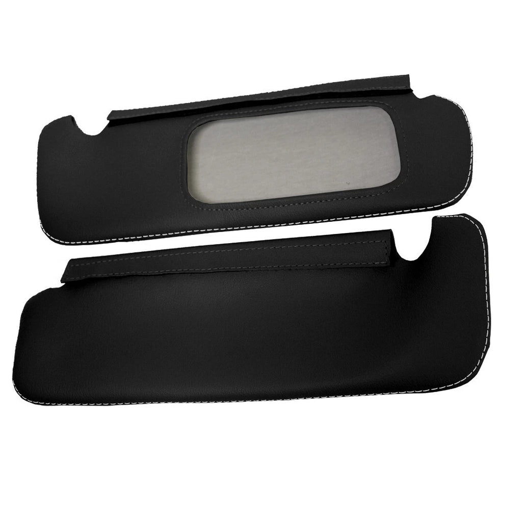 Sunvisors Cover Skin for Toyota 4Runner (1996–2002) White Stitch