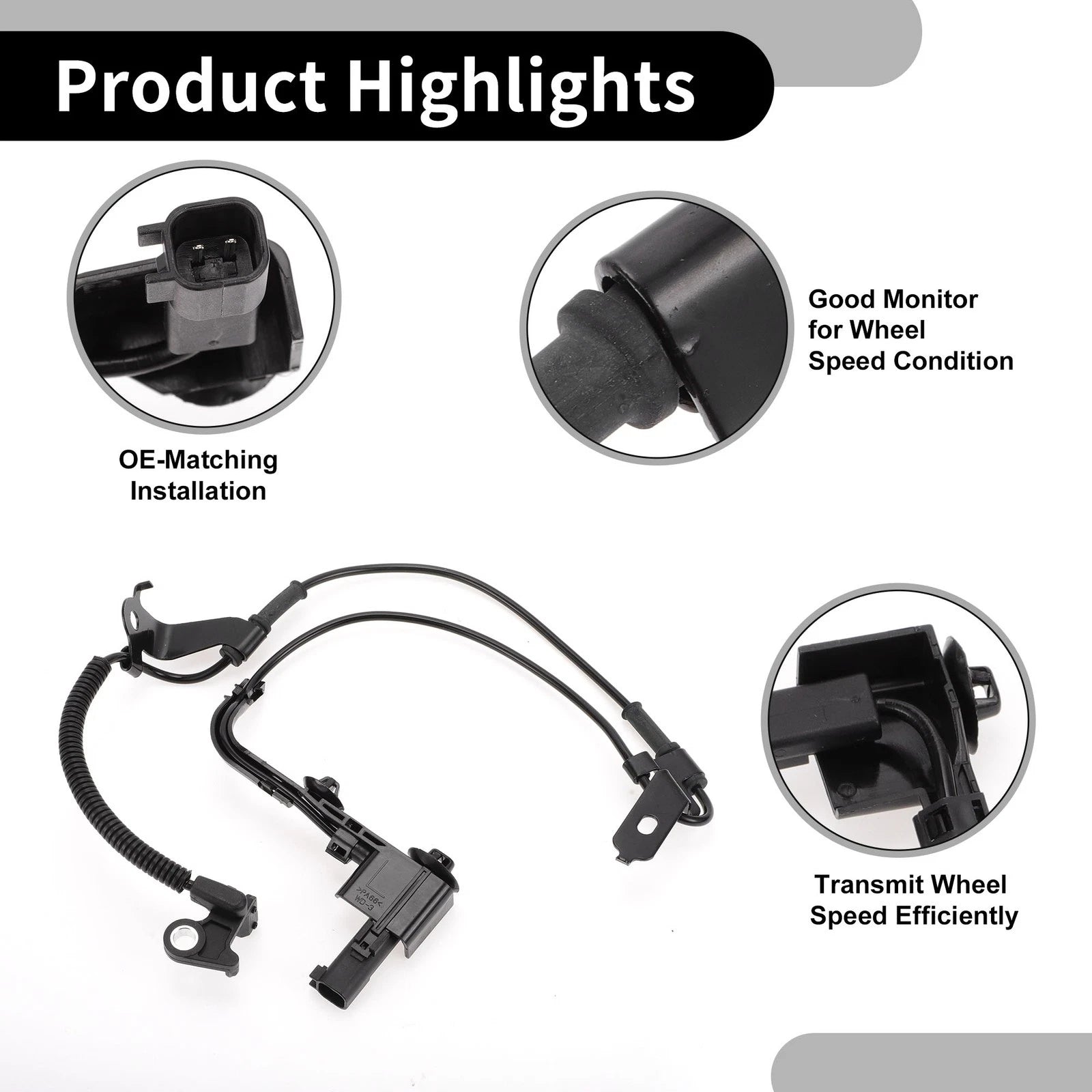 ABS Wheel Speed Sensor No.AE5Z2C205A for Ford Fusion (2007–2011)