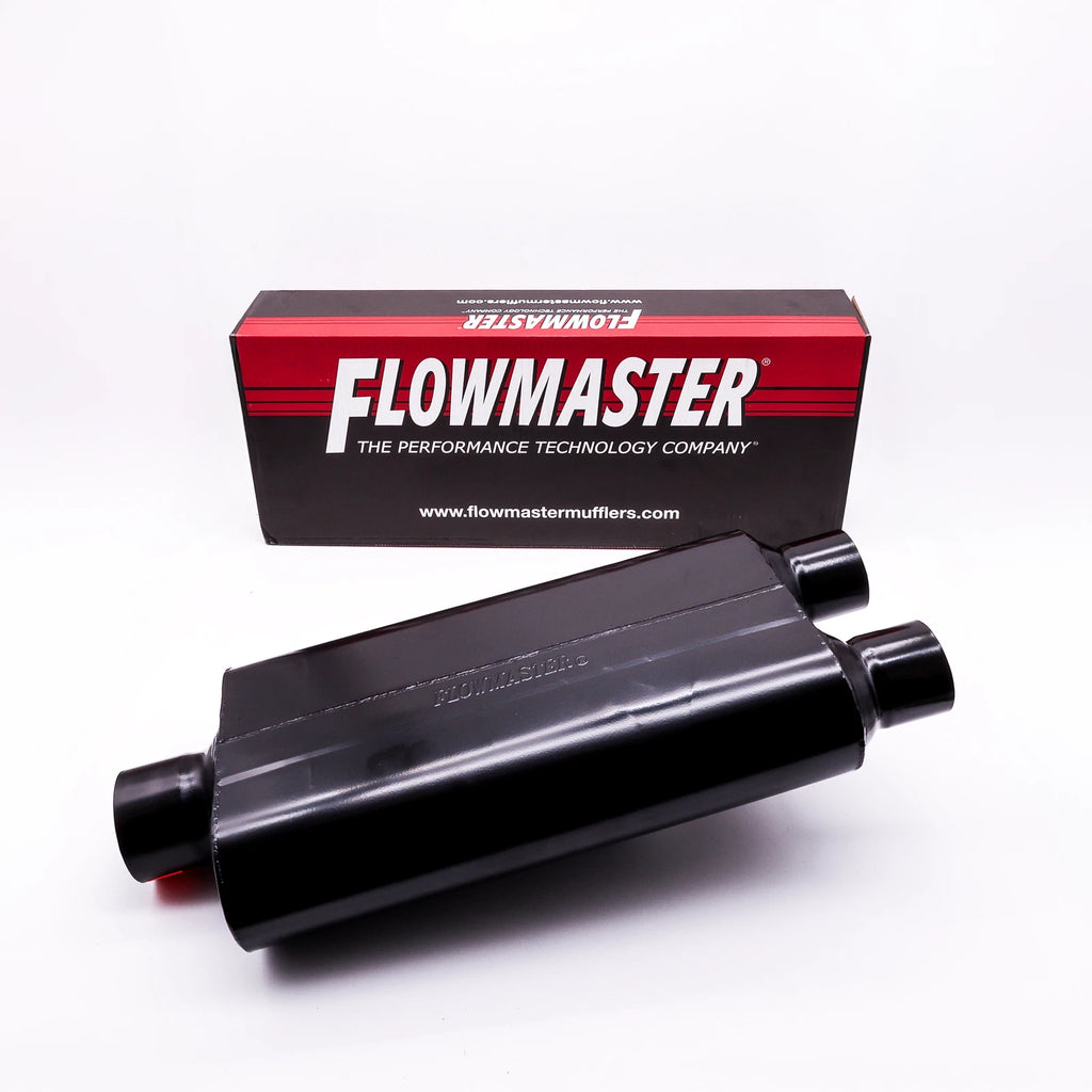 2.5" Dual Exhaust for Dodge Ram 1500 (2019-2025) Flowmaster 50 Rolled Side