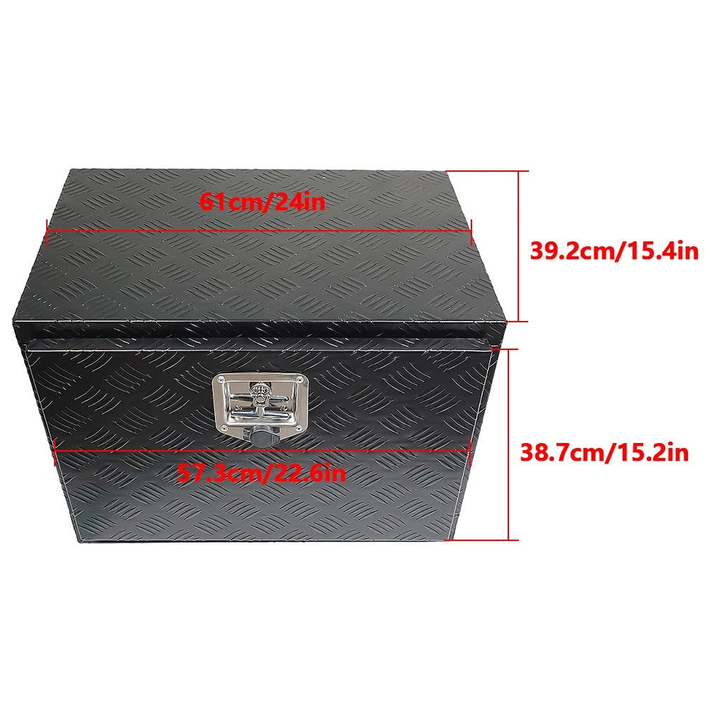 24" Aluminum Underbody Tool Box for Truck Trailer Pickup