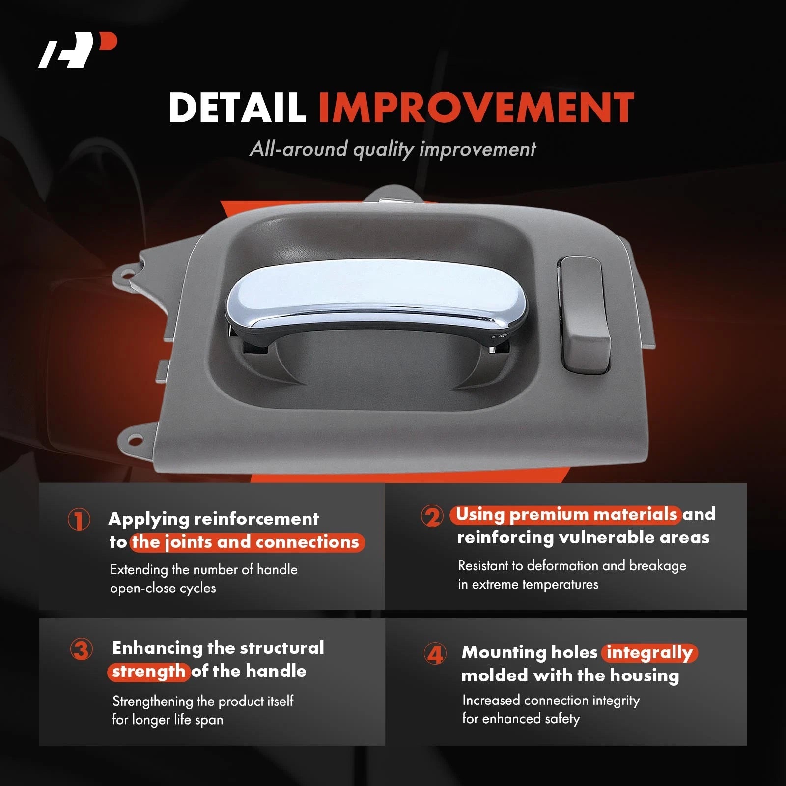 Sliding Left Interior Door Handle for Kia Sedona (2002-2005)