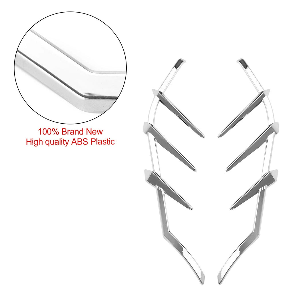 Chrome Mid-Frame Air Deflectors Trims for Road Street Electra Glide (2009–2023) #8