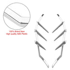 Chrome Mid-Frame Air Deflectors Trims for Road Street Electra Glide (2009–2023) #8