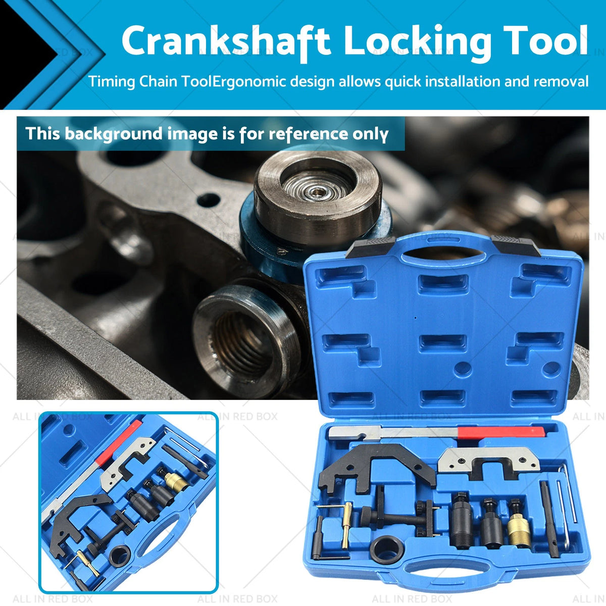 Crankshaft Locking Tool for BMW E60 E61 M47N2 M57N2 (2001–2010)