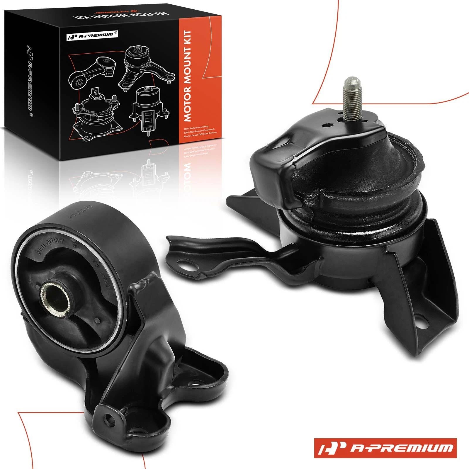 2X Engine Motor Mounts for Kia Spectra (2004–2009)