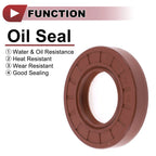 Set of 2 Oil Seal Rotary Shaft Seal FKM Rubber 35x65x12mm for Various Models
